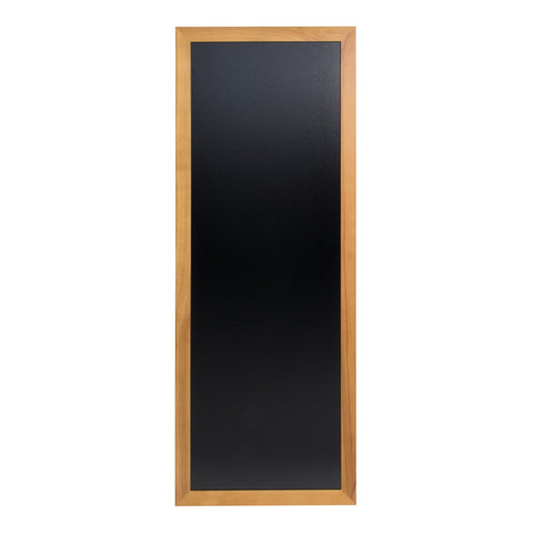 Securit® Wandkreidetafel "Long", Holzrahmen Hellbraun, 56x150cm, Outdoor