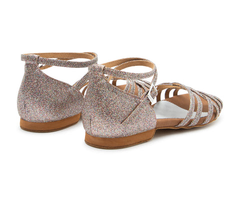 Joy Tanzschuhe in Multiglitter Mikrofaser