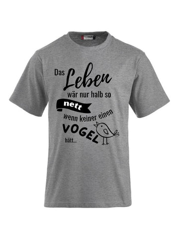 T-Shirts bedrucken mit Spruch - Vogel