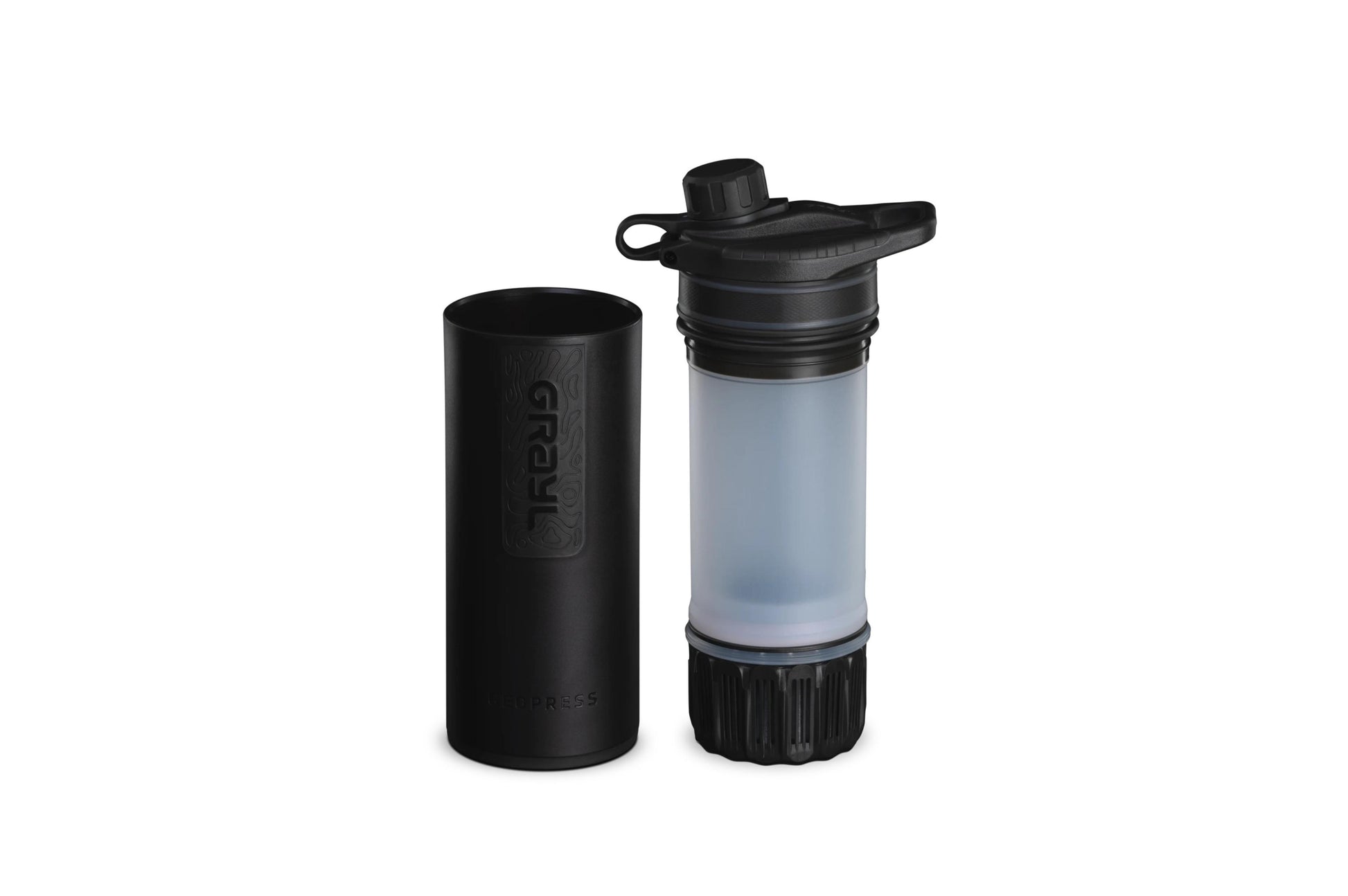 Geopress Purifier Bottle no Valve Covert Black