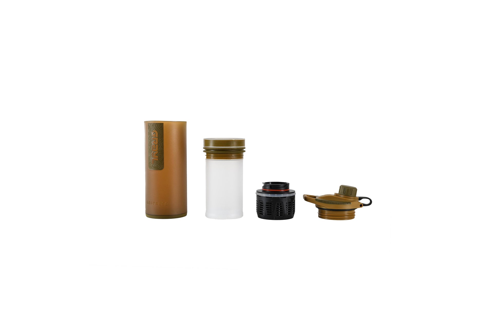 Geopress Purifier Bottle Coyote Brown