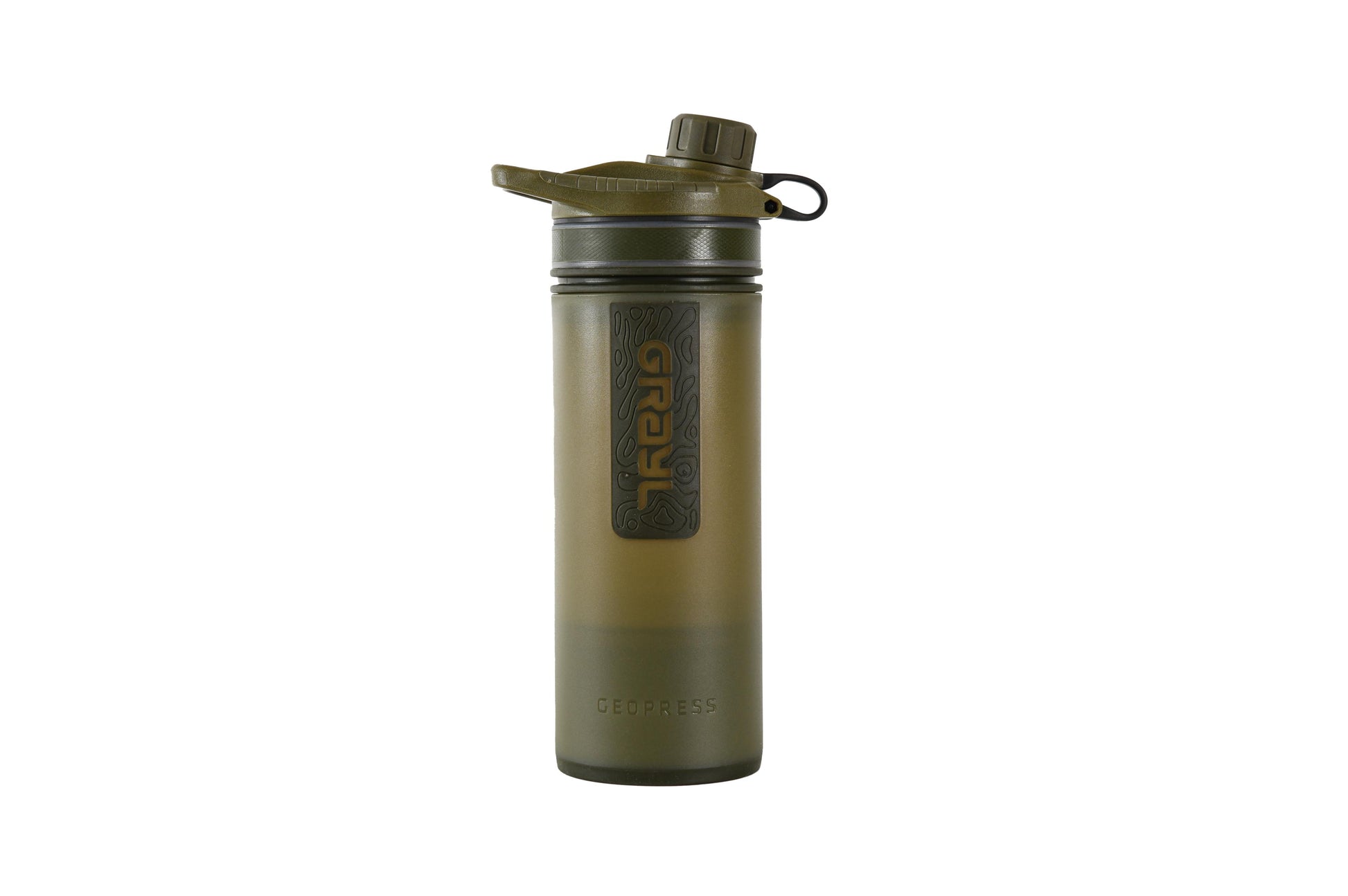 Geopress Purifier Bottle Olive Drab