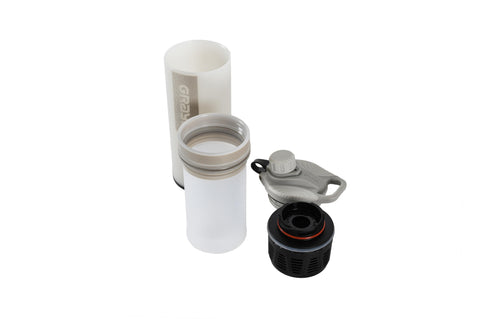 Geopress Purifier Bottle Peak White