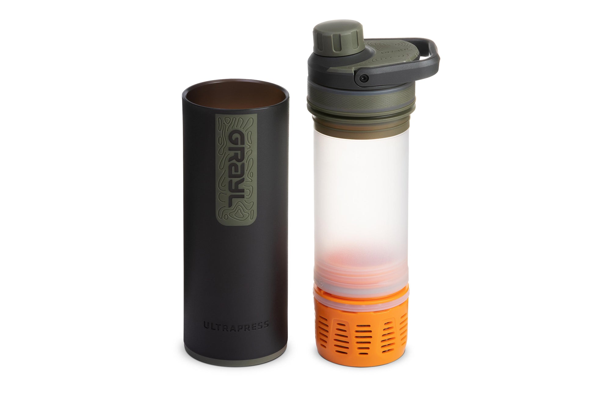 Ultrapress Purifier Bottle no Valve Camp Black