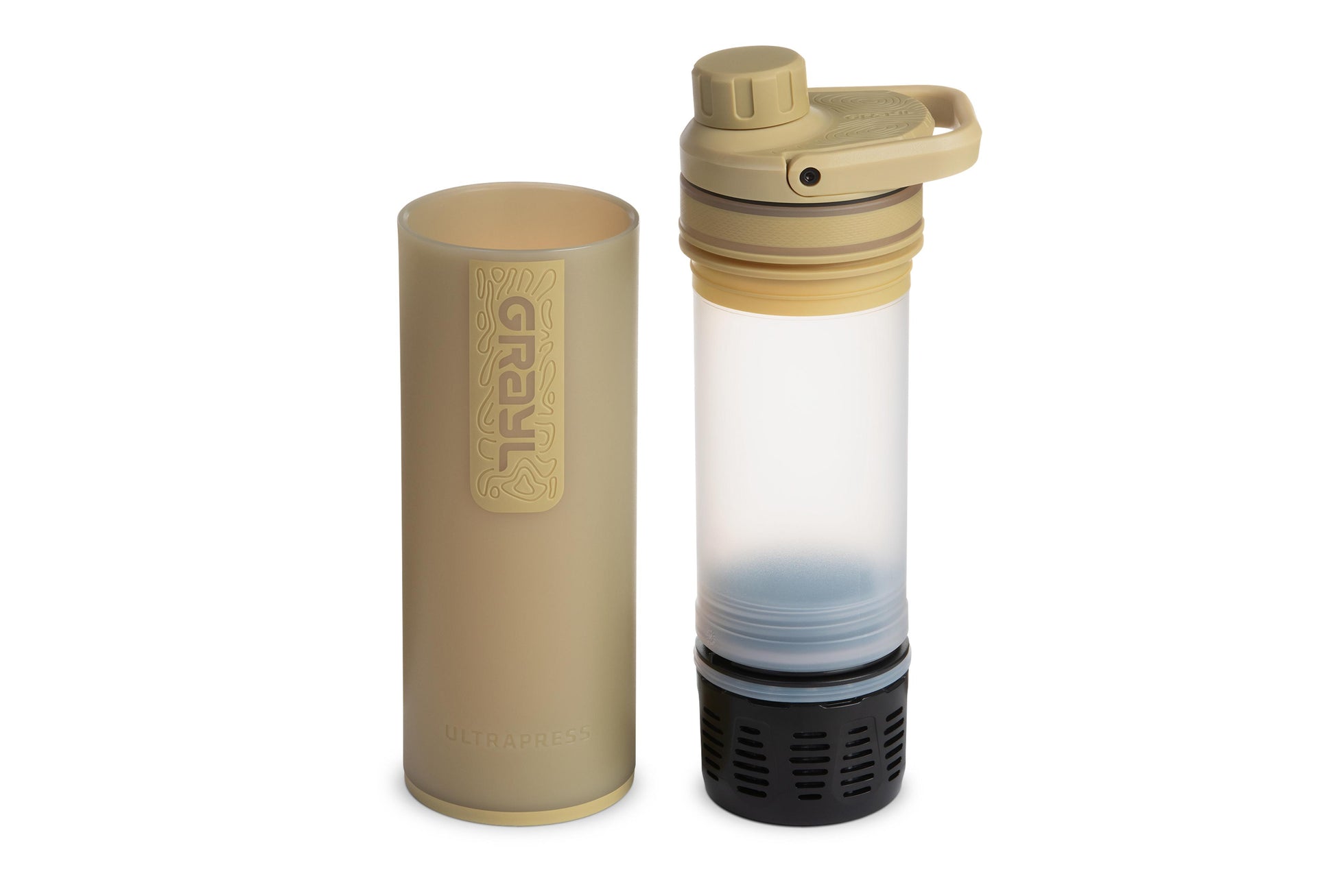 Ultrapress Purifier Bottle no Valve Desert Tan