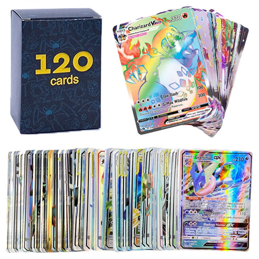 60-300 Stück TOMY POKEMON TAG TEAM GX VMAX V MAX für Shining Game Battle Carte Card Kinderspielzeug
