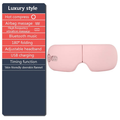 Augenmassagegerät, Bluetooth, Vibration, heiße Kompresse, Augenpflege, Massagegerät, Faltenermüdung, Vibrationsmassage, Therapie, Augenschutz