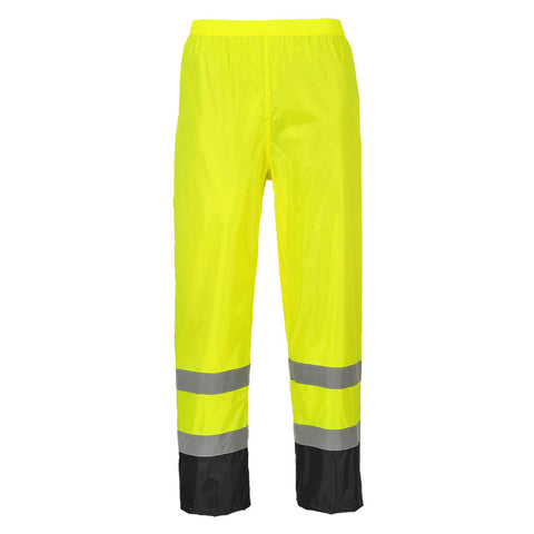 Portwest H444 Hose – Gelb/Schwarz – strapazierfähige Arbeitshose