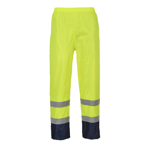 Portwest H444 Hose – Gelb/Marine – strapazierfähige Arbeitshose