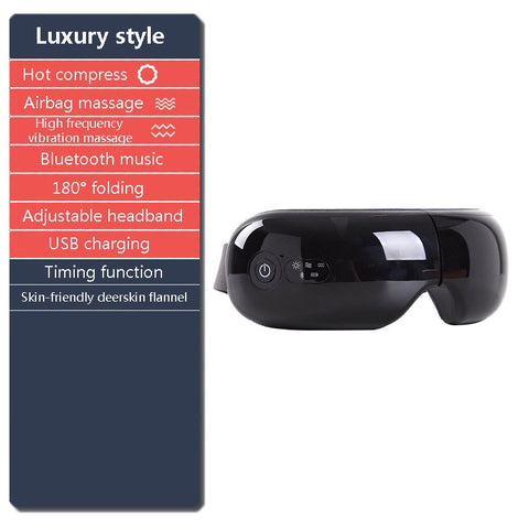 Augenmassagegerät, Bluetooth, Vibration, heiße Kompresse, Augenpflege, Massagegerät, Faltenermüdung, Vibrationsmassage, Therapie, Augenschutz