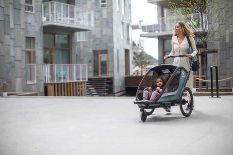 Cocoon grün/schwarz  für 2 Kinder
