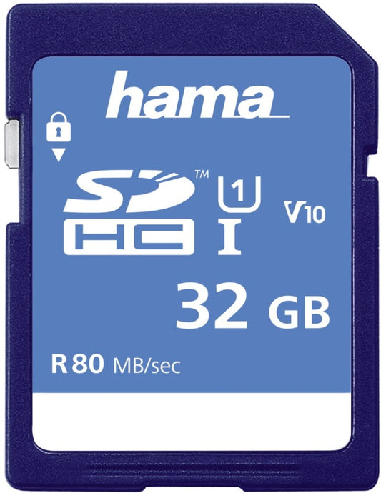 HAMA SDHC 32GB 124135 Class 10 UHS-I 80MB/S