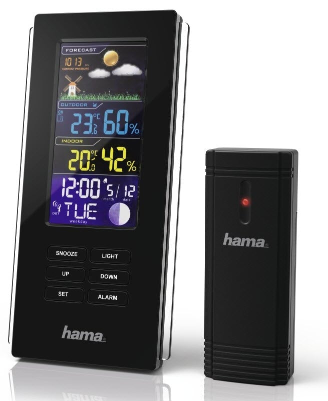 HAMA Wetterstation 186312 Color Edge