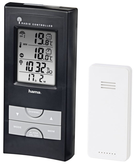 HAMA Wetterstation 186313 EWS-165 schwarz