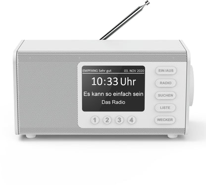 HAMA Digital Radio DR1000DE 54241 FM/DAB/DAB+ white