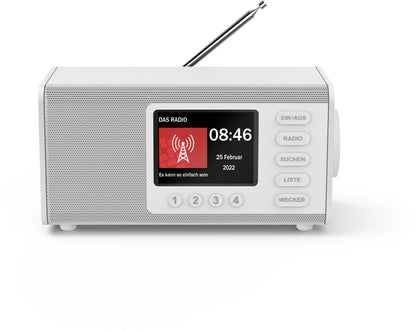 HAMA Digital Radio DR1000DE 54241 FM/DAB/DAB+ white