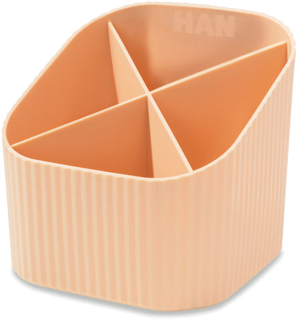 HAN Stifteköcher Re-X-LOOP 17238-881 pastellorange 4 Fächer