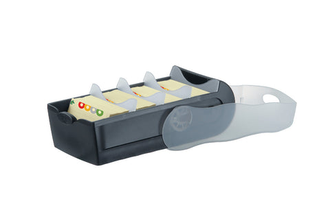 HAN Karteibox Croco A8 998-633 schwarz 9.7x6.7x19.1cm