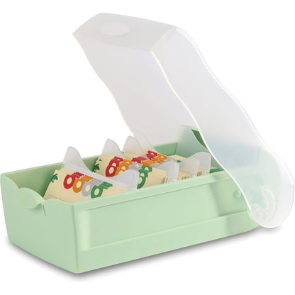 HAN Karteibox Croco A7 N451451 pastellgrün 27x12.7x8.4cm