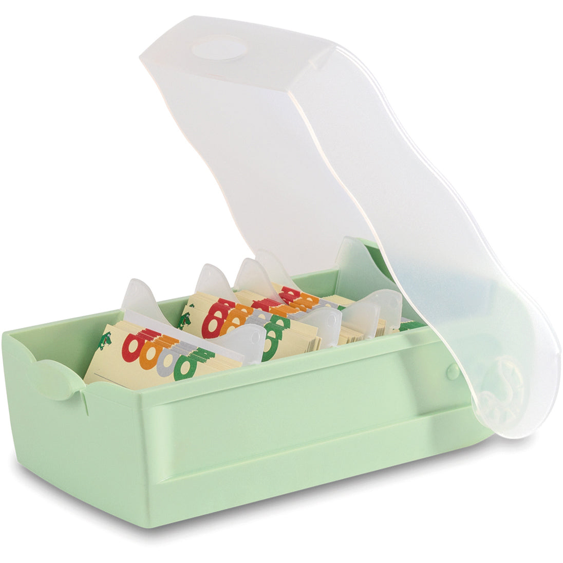 HAN Karteibox Croco A8 N451551 pastellgrün 19.8x9.7x6.8cm