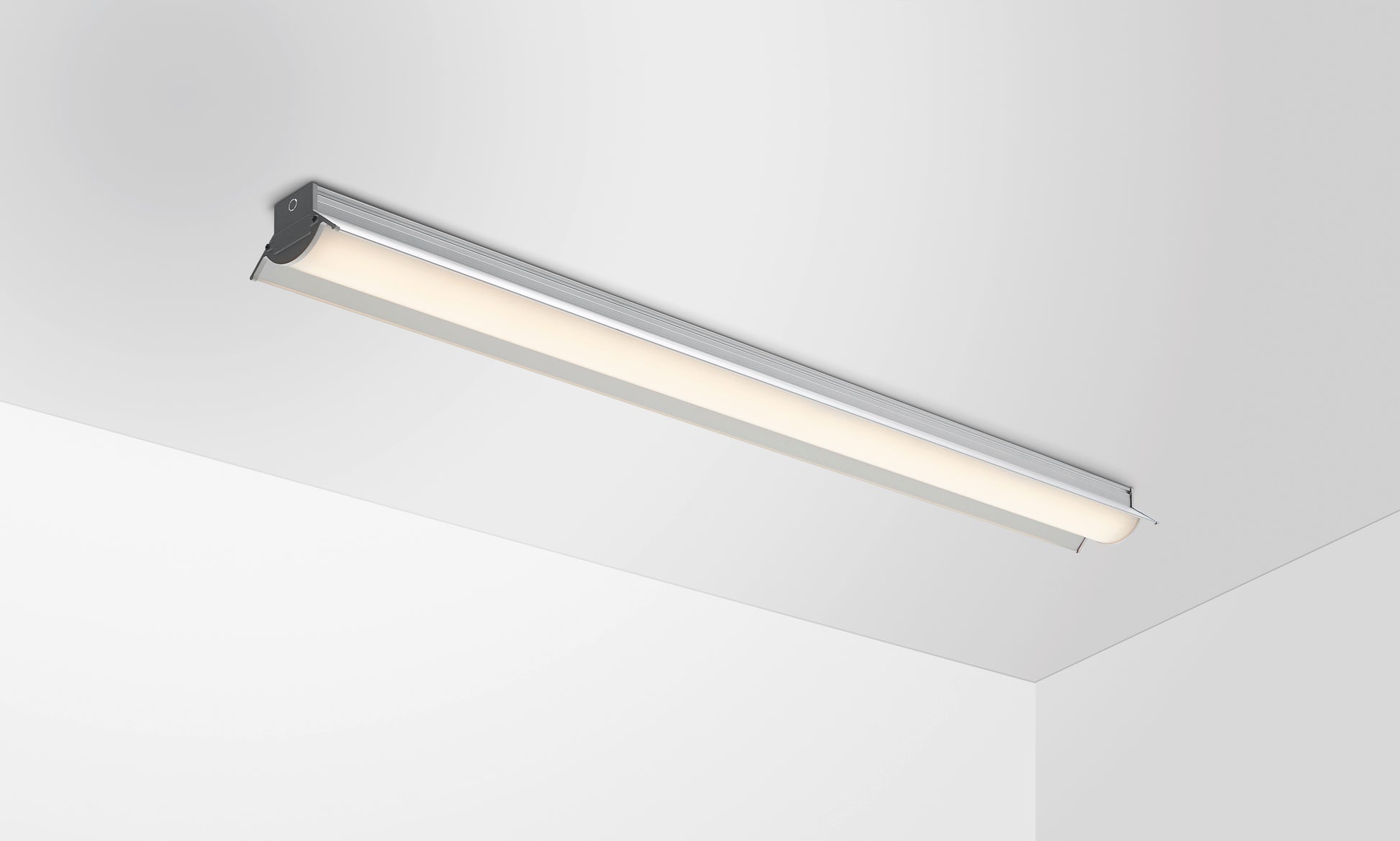 HANSA Deckenleuchte 36 W/2800 Lumen 41-5010.700 LED Alu Connect, silber