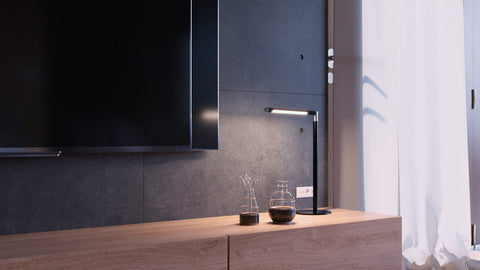 HANSA Tischleuchte Aura 41-5011.005 schwarz