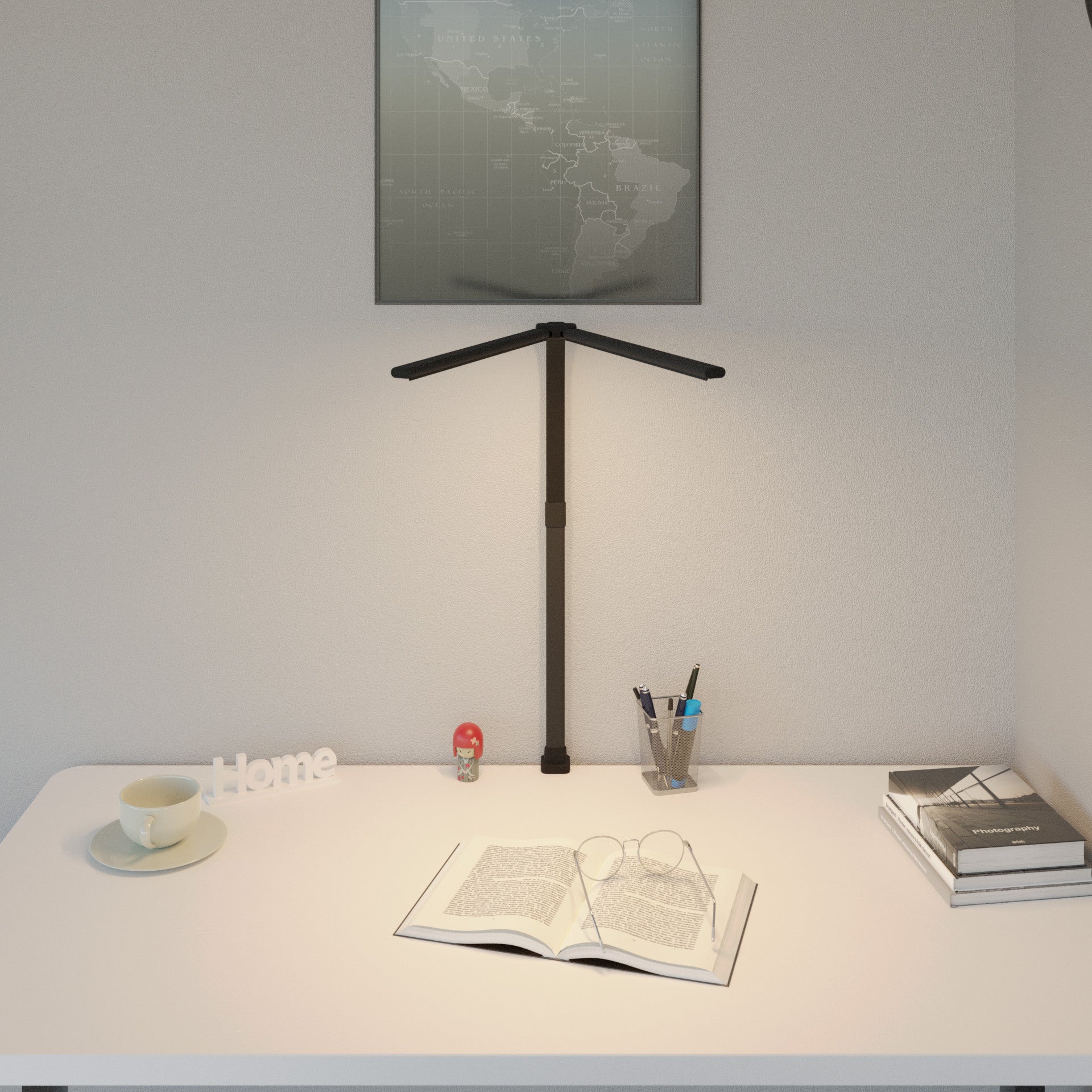 HANSA Tischleuchte Nova 41-5011.008 schwarz