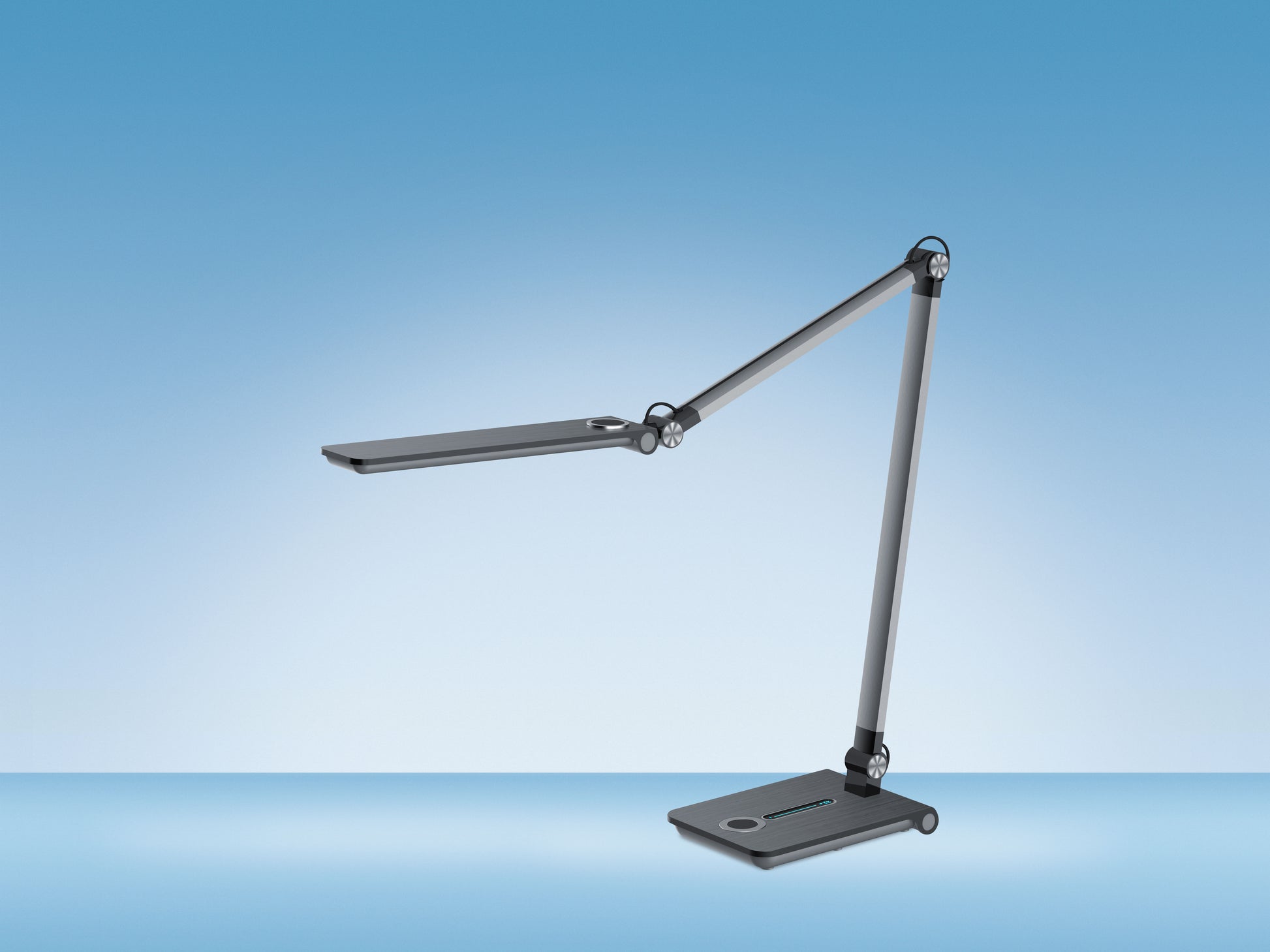 HANSA Tischleuchte Wave 41-5011.101 grau