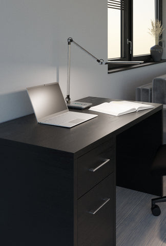 HANSA Tischleuchte Wave 41-5011.102 silber