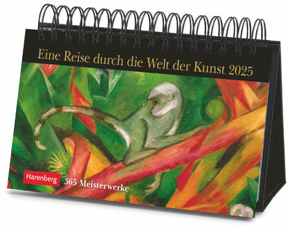 HARENBERG Tischkalender 2025 3309805+25 Kunst 23x17cm