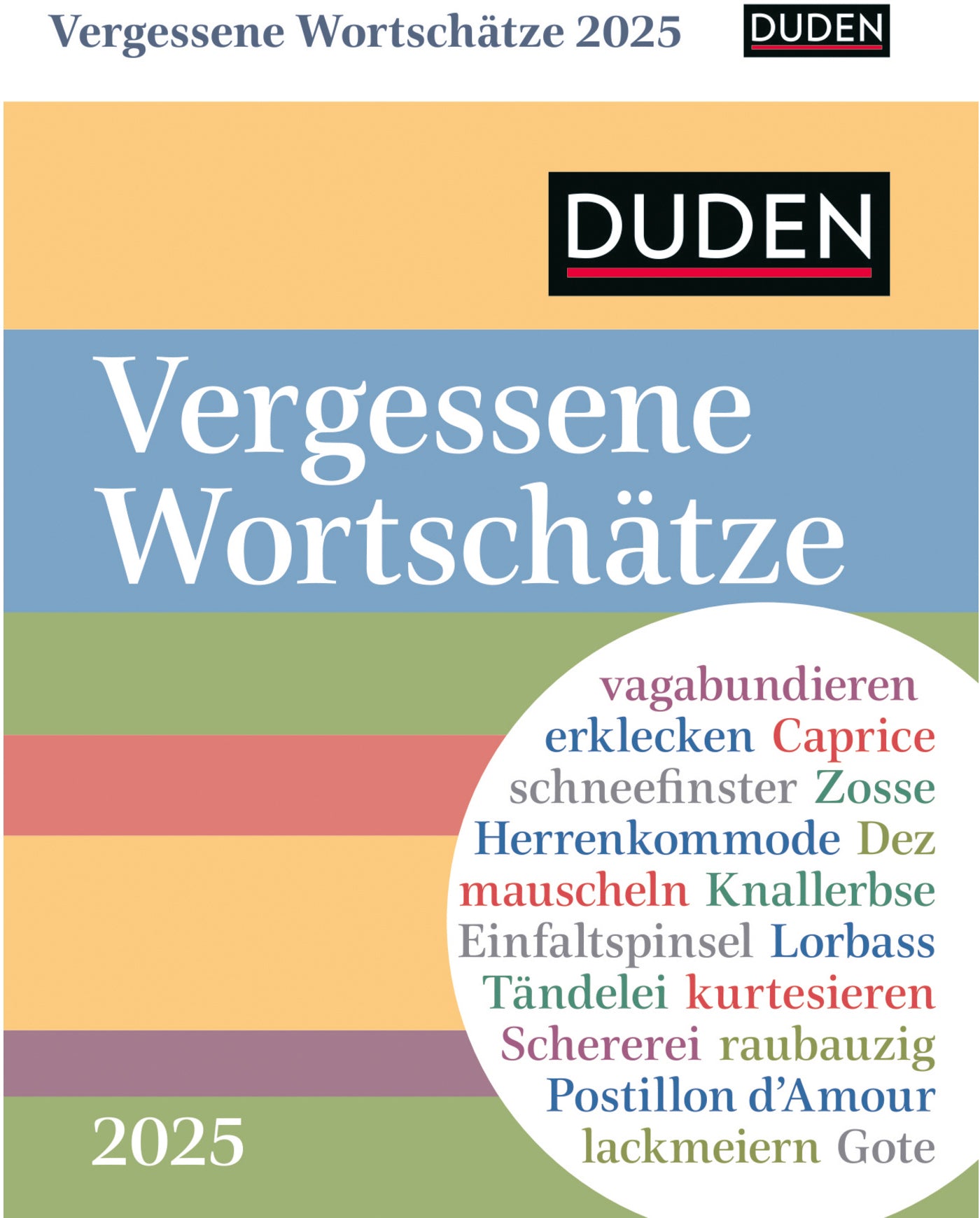 HARENBERG Abreisskalender 2025 3310079+25 Duden Wortschätze DE 11x14cm