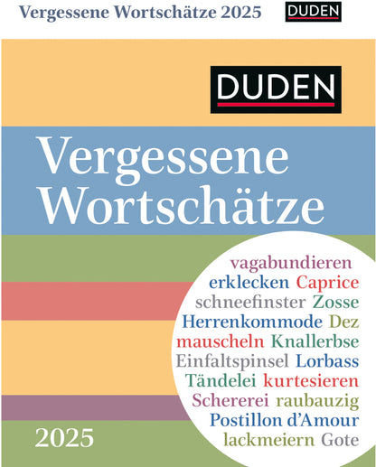 HARENBERG Abreisskalender 2025 3310079+25 Duden Wortschätze DE 11x14cm