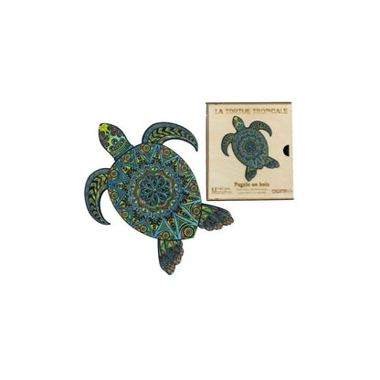 PZ BOIS - LA TORTUE TROPICALE 140PCS - M