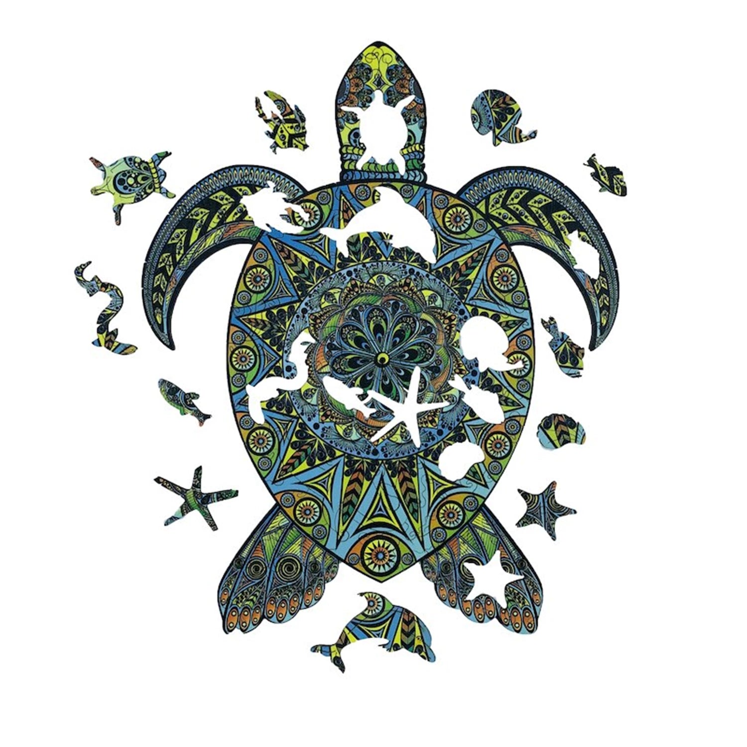 PZ BOIS - LA TORTUE TROPICALE 140PCS - M