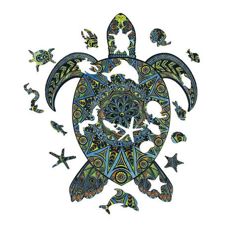 PZ BOIS - LA TORTUE TROPICALE 140PCS - M