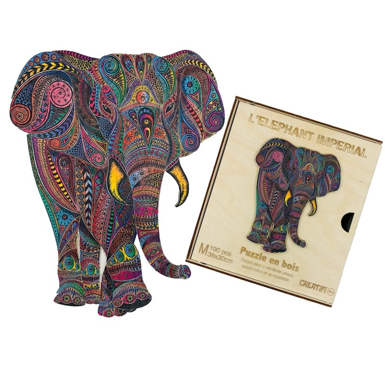PZ BOIS - L’ELEPHANT IMPERIAL 190PCS - M