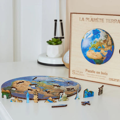 PZ BOIS - LA PLANETE TERRA 118PCS - S