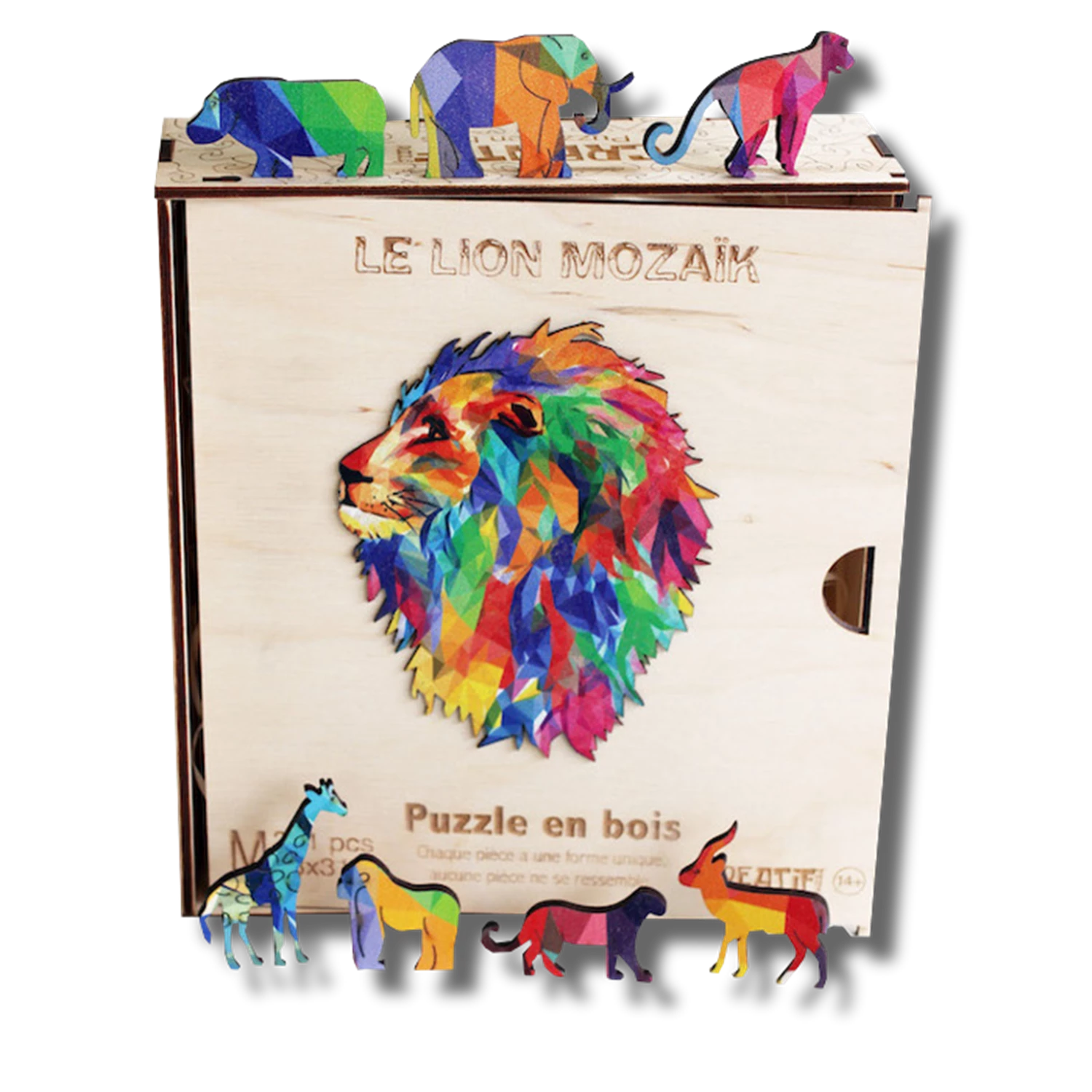 PZ BOIS - LE LION MOZAÏK 201PCS - M