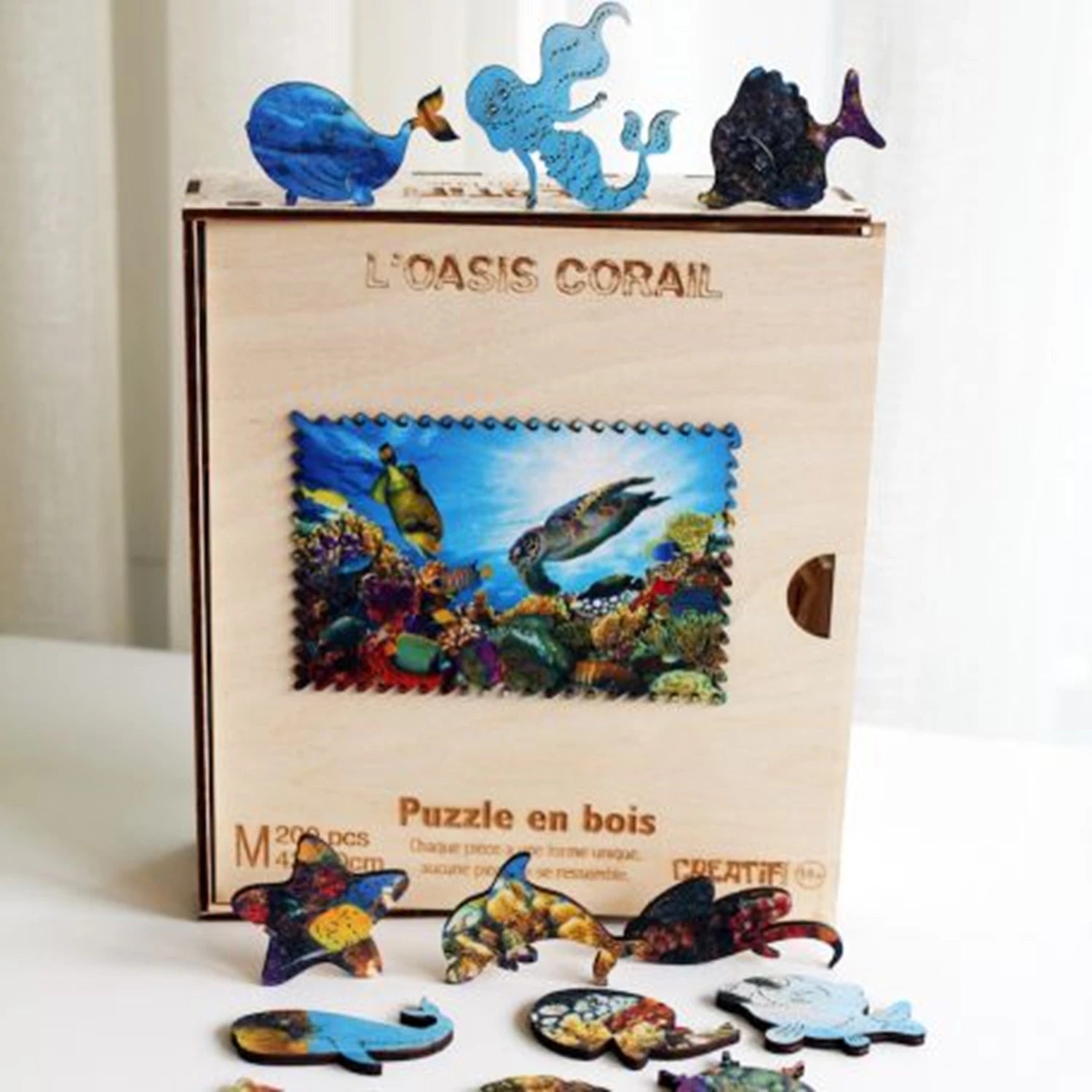 PZ BOIS - L'OASIS CORAIL 200PCS - M