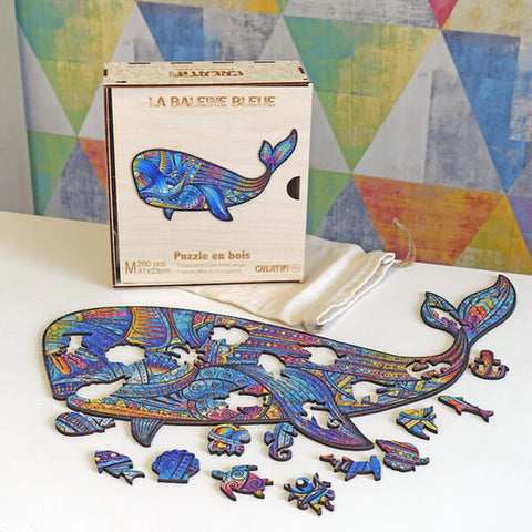 PZ BOIS - LA BALEINE BLEUE 200PCS - M