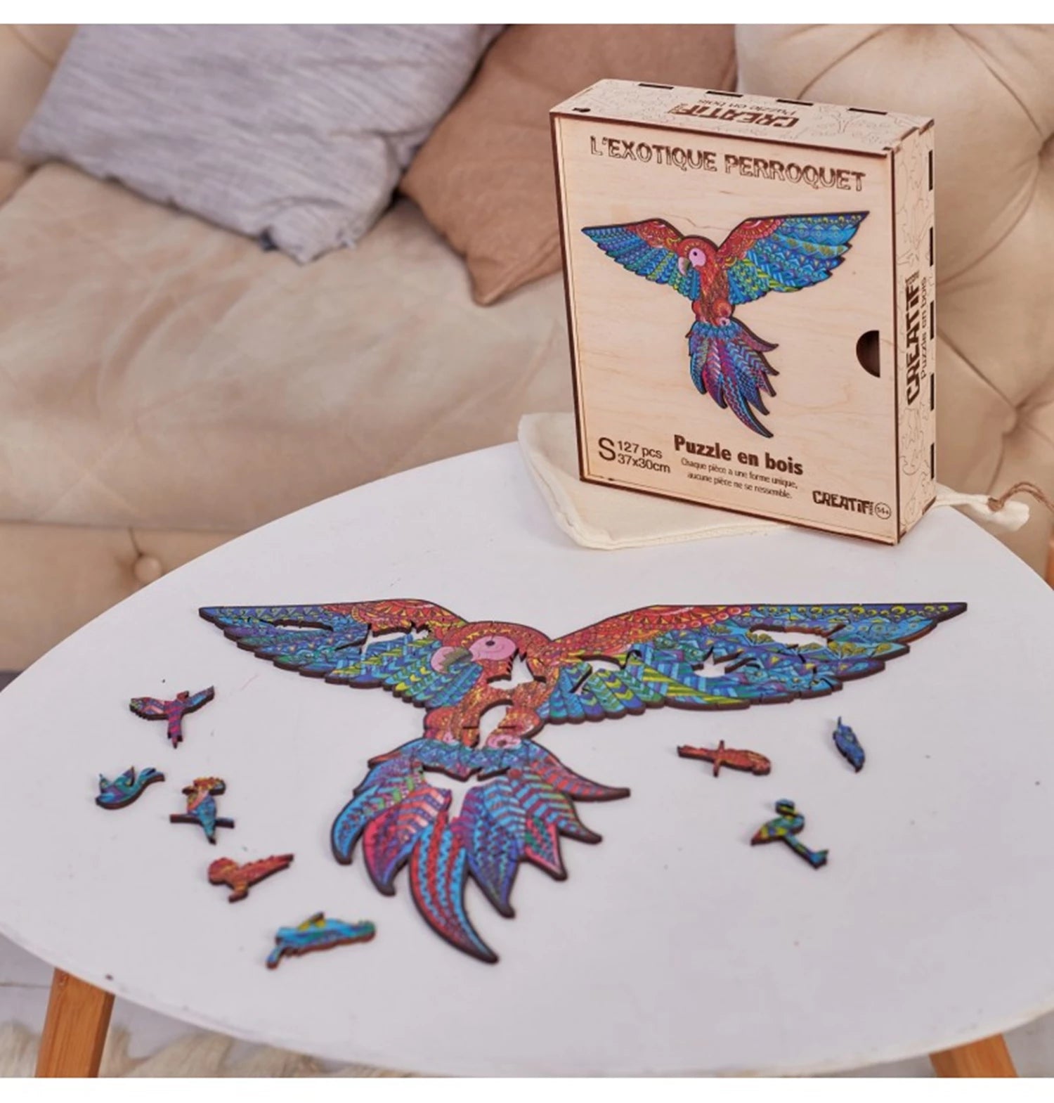 PZ BOIS - L'EXOTIQUE PERROQUET 127PCS - S