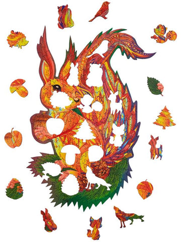 PZ BOIS - L'ECUREUIL TOUFFU 118PCS - S