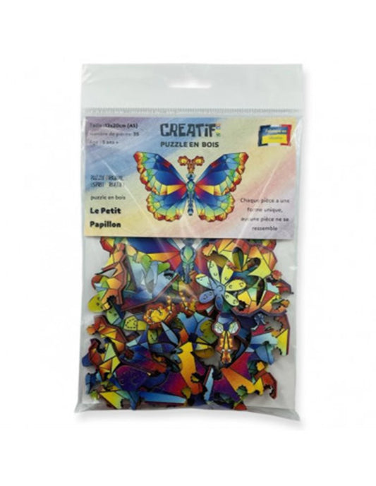 PZ BOIS ENFANT - LE PETIT PAPILLON 35PCS