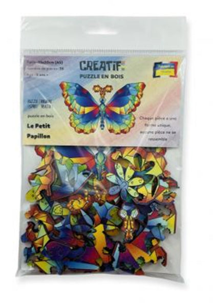 PZ BOIS ENFANT - LE PETIT PAPILLON 35PCS