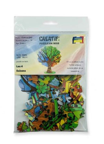 PZ BOIS ENFANT - LES 4 SAISONS 35PCS