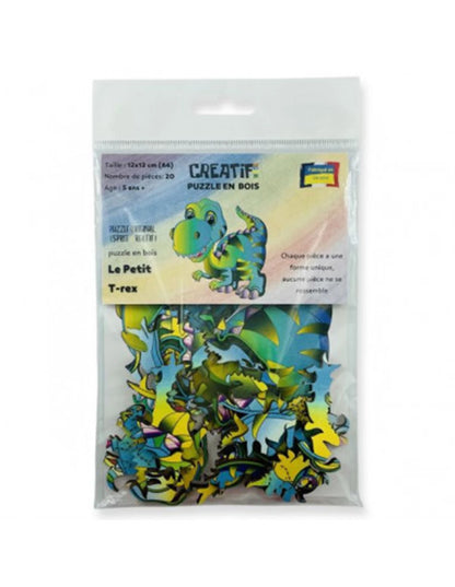 PZ BOIS ENFANT - LE PETIT T-REX 20PCS