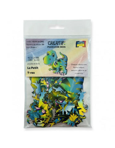 PZ BOIS ENFANT - LE PETIT T-REX 20PCS