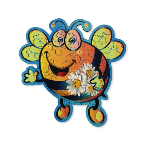 PZ BOIS ENFANT - L'ABEILLE TRAVAILLEUSE 20PCS