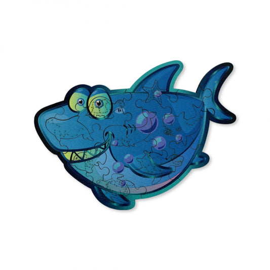 PZ BOIS ENFANT - LE REQUIN FARCEUR 20PCS