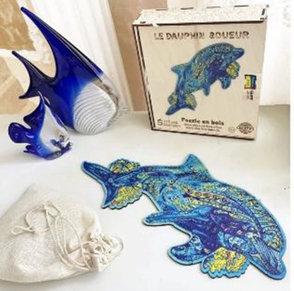 PZ BOIS - LE DAUPHIN JOUEUR - 117PCS - S